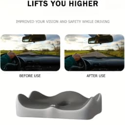 Memory Foam Seat Cushion for Car and Office Lumbar Hip Support Posture Corrector Breathable Comfort Student Chair Pad