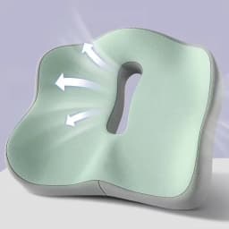 Memory Foam Seat Cushion for Car and Office Lumbar Hip Support Posture Corrector Breathable Comfort Student Chair Pad