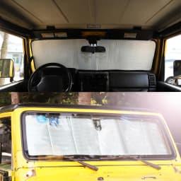 Car Front Windshield Sunshade Sun Visor UV Rays Cover for Jeep Wrangler TJ JK JL Gladiator JT 1997-2026 Up Interior Accessories
