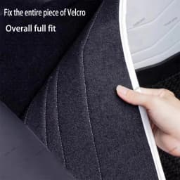 For Tesla Model Y Juniper 2025 brand-new design Nappa leather Side Defense Kick Pad Central Control Protective Foot Pad Interior
