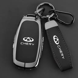 Zinc Alloy Car Key Case for Chery Tiggo 7 Pro 8 9 2025 2026 Keychain Remote Cover Bag Shell Housing Ring Holder Fob Accessories