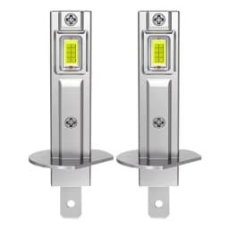 H1 LED Headlight Bulbs CANBUS Lights Mini Lamp 1:1 Size New Wireless H1 Fog Light with Fan Car LED Plug & Play 6000K 6500K 12V