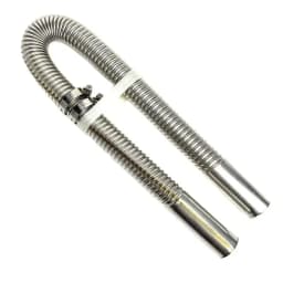 Air Diesel Parking Heater Stainless Steel Exhaust Pipe Tube Gas Vent Hose +Aluminum Foil Sleeve With Hose Clamp For Car