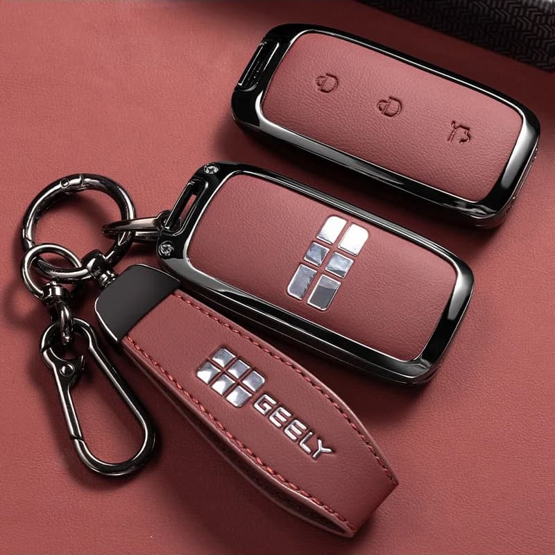 Car Key Case for Geely Galaxy M9 2026 EX5 Emi E5 L7 Mexico Accessories 2025 Keychain Remote Cover Shell Housing Fob