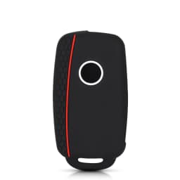 KEYYOU Protective Silicone Car Key Case for Volkswagen Sagitar/Polo/Golf/Bora/Tiguan/TOUAREG/Phaeton/SEAT/Skoda Key Fob Cover