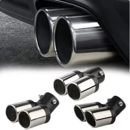 Automotive tailpipe modification, universal exhaust pipe modification, exhaust cover decoration, tail exhaust cover