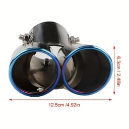 Automotive tailpipe modification, universal exhaust pipe modification, exhaust cover decoration, tail exhaust cover