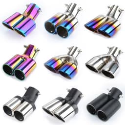 Automotive tailpipe modification, universal exhaust pipe modification, exhaust cover decoration, tail exhaust cover