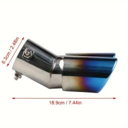 Automotive tailpipe modification, universal exhaust pipe modification, exhaust cover decoration, tail exhaust cover