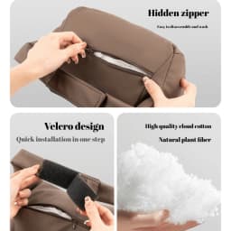 Car Seat Headrest Universal Travel Rest 3D Neck Pillow Protect Neck Soft Fluffy Comfortable Neck Rest Car Accessories