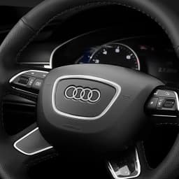 Car Steering Wheel Center Emblem Logo Stickers Trim Frame Decor Ring Cover For AUDI A3 A4 A5 A6L A4L A8 Q5 Q3 Q7 Q8 Accessories