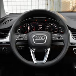Car Steering Wheel Center Emblem Logo Stickers Trim Frame Decor Ring Cover For AUDI A3 A4 A5 A6L A4L A8 Q5 Q3 Q7 Q8 Accessories