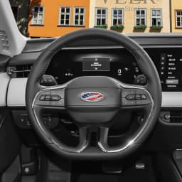 Car Styling Steering Wheel Center Emblem Sticker Center Cover For Ford Fiesta Mondeo Explorer Escape Shelby Fusion Mk5 Mk7 Kuga