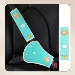 Car Seat Belt Shoulder,Belly Protector,Car Interior Accessories,Soft Easy to Remove,Comfortable Helper for Outdoor Travel