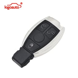 Kigoauto Remote Key Case Shell 2/3/4 Button BGA IYZDC11 IYZDC07 IYDC10 for Mercedes Benz E350 C350 ML350 SLK350 GLK350 2009-2012