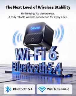 Ottocast Mini Core Wireless CarPlay & Android Auto Adapter 2in1 Fast Connect Dongle Plug & Play USB Auto Reconnect WiFi 6 BT5.4