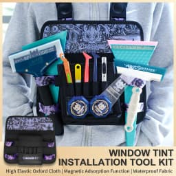 Large Capacity Waterproof Magnetic Oxford Cloth Bag for Car Window Tint Wrapping Squeegee Tool Storage Multi-FunctionalTool Bag