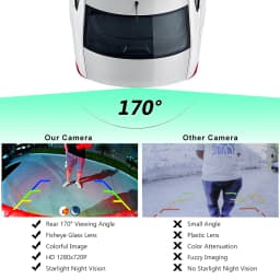170 Degree AHD 1080P Car Rear View Reverse Backup Camera For Renault Fluence 2013 2014 2015 Clio 4 Megane 3 Captur Track/Ruler