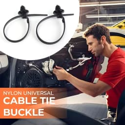 Auto Nylon Wire Harness Fixing Cable Tie Push Mount Zip Strap Self Locking Car Clip Retainer Fastener Universal Routing Tool