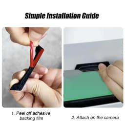 Universal 360° Rearview Camera Protector Cover Waterproof Scratch Resistant Shield for Cars RVs Trucks Trailers Bikes