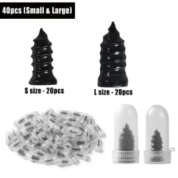 Spiral Tire Repair Plugs Rubber Screw Nails Puncture Patch Kit Quick Fix for Car Motorcycle Bike Vacuum Tires Tubeless