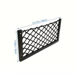 1/2/3pcs Car Mesh Bag Holder Car Storage Mesh Bag with Frame Car Mesh Storage Bag