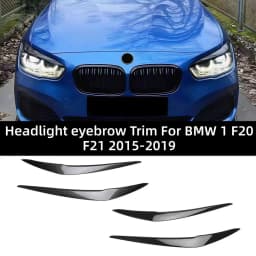 Front Headlight Eyebrow Eyelid Trim Wide Body Kit Tuning Accessories For BMW 1 Series F20 F21 116d 118i 120i 120d M135i 2015-19