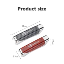 Car Hand Brake Cover for Nissan Logo Handbrake Grips Protection Cover Leaf Juke Murano Altima Note Teana Qashqai X-Trail