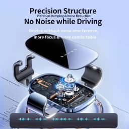 TIMESS Car Holder Mount Upgrade Auto Locking Universal Phone Stand Holder with Hook Clip for Car Air Vent for iPhone Samsung