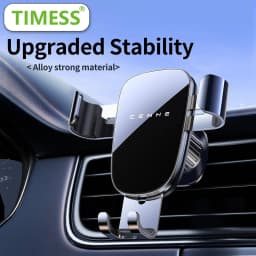 TIMESS Car Holder Mount Upgrade Auto Locking Universal Phone Stand Holder with Hook Clip for Car Air Vent for iPhone Samsung