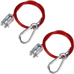 Universal Heavy Duty Stainless Steel Caravan Trailer Breakaway Rope Brake Away Safety Cable Braked Hitch Accessories Parts