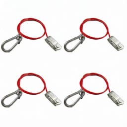 Universal Heavy Duty Stainless Steel Caravan Trailer Breakaway Rope Brake Away Safety Cable Braked Hitch Accessories Parts