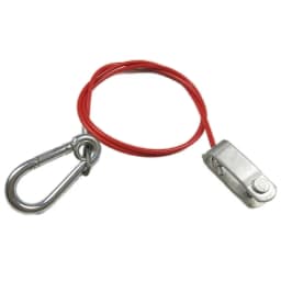 Universal Heavy Duty Stainless Steel Caravan Trailer Breakaway Rope Brake Away Safety Cable Braked Hitch Accessories Parts