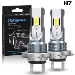 XSTORM H7 LED Fog Lights Bulbs H4 H11 9005 9006 LED Headlight for Car 80W 20000LM 6000K Auto Headlamps Plug & Play 12V 24V