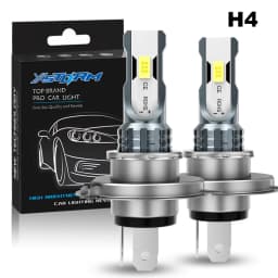 XSTORM H7 LED Fog Lights Bulbs H4 H11 9005 9006 LED Headlight for Car 80W 20000LM 6000K Auto Headlamps Plug & Play 12V 24V