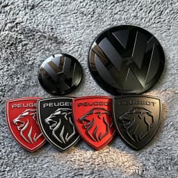 Not Affect ACC Car Front Grill Rear Trunk Emblem Lid For Peugeot For VW Polo Golf MK7 Passat Tiguan CC T-ROC Arteon/Car keychain