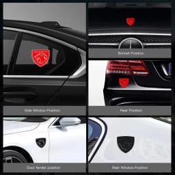 Not Affect ACC Car Front Grill Rear Trunk Emblem Lid For Peugeot For VW Polo Golf MK7 Passat Tiguan CC T-ROC Arteon/Car keychain
