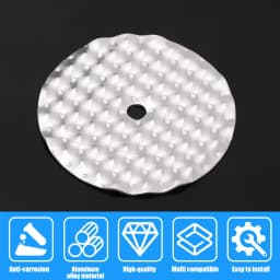 50/1PCS Car Heat Shield Aluminum Gasket for Volkswagen Audi Exhaust Pipe Insulation Front Panel Fixing Repair Kit Protection Mat