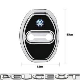 4Pcs Silicone Car Door Lock Buckle Protector Cover For VW Golf Tiguan T-Roc Polo Passat ID.4 T-Cross ID.3 Taigo ID.7 Atlas Beetl