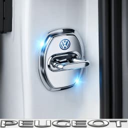 4Pcs Silicone Car Door Lock Buckle Protector Cover For VW Golf Tiguan T-Roc Polo Passat ID.4 T-Cross ID.3 Taigo ID.7 Atlas Beetl