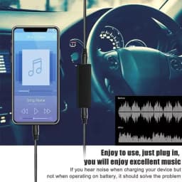 3.5mm Audio Aux Cable Anti-interference Ground Loop Noise Filter Lsolator Eliminate Cancelling For Home Stereo Car Audio System