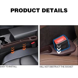 2X Car Seat Gap Filler Between Seats Crevice Interior Decoration Accessories For Mercedes Benz W203 W204 W205 W210 W211 W212 E C