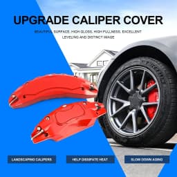 Brake Caliper Covers For Tesla Model 3 Highland 2024 2025 2026 Accessories 4pcs With Decals 18 19in Wheel(Not Fit 2017-2023)