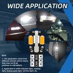 10pcs W5W Led T10 Canbus Led Bulbs 8Pcs 5730 SMD 168 194 LED Interior Map Dome Lights Auto Clearance Light Parking Signal Lamp