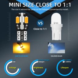10pcs W5W Led T10 Canbus Led Bulbs 8Pcs 5730 SMD 168 194 LED Interior Map Dome Lights Auto Clearance Light Parking Signal Lamp
