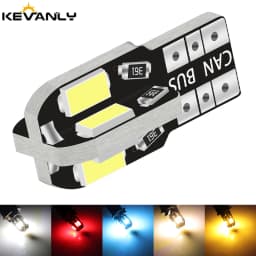 10pcs W5W Led T10 Canbus Led Bulbs 8Pcs 5730 SMD 168 194 LED Interior Map Dome Lights Auto Clearance Light Parking Signal Lamp