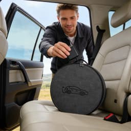 EV Charger Storage Case Felt Electric Vehicle Charging Cord Organizer Electric Vehicle Charging Cable Organizer Bag for Car