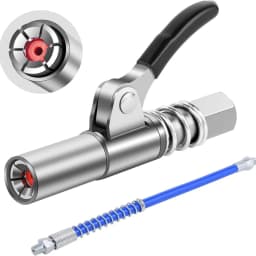 10000PSI Grease Gun Coupler NPTI/8 Oil Pump Quick Release Grease Nozzle Injector Lubricating Oil Grease Gun Car Auto Repair Tool