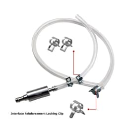 1Pcs Brake Fluid Bleeder Hose with One-Way Non-Return Check Valve Auto Car Vehicle Motorcycle Brake Clutch Bleeder Hose Pipe Kit