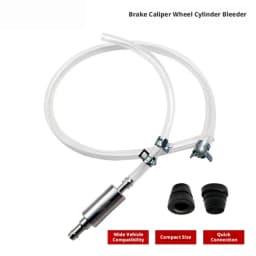 1Pcs Brake Fluid Bleeder Hose with One-Way Non-Return Check Valve Auto Car Vehicle Motorcycle Brake Clutch Bleeder Hose Pipe Kit